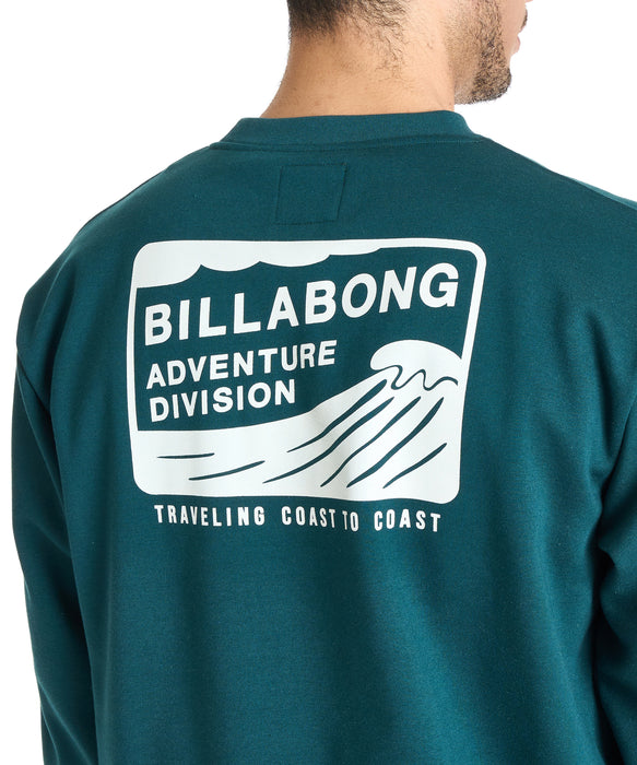 BILLABONG メンズ ADIV DECAL トレーナー 【2025年秋冬モデル】 SUG / XL