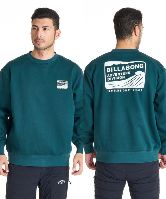 BILLABONG メンズ 【A/DIV.】 撥水加工 DECAL トレーナー【OVER FIT】【2025年秋冬モデル】