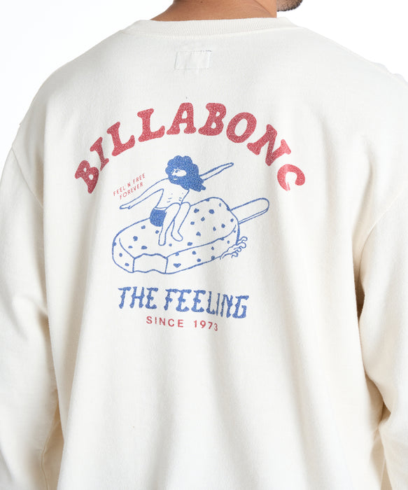 BILLABONG メンズ FREEING FREE トレーナー 【OVER FIT】【2025