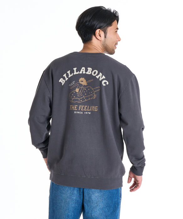 OUTLET】BILLABONG メンズ FREEING FREE トレーナー 【OVER FIT