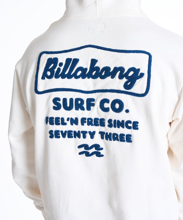 BILLABONG メンズ SIGN パーカー 【2025年秋冬モデル】 CRM / XL