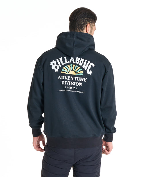 BILLABONG メンズ ADIV ARCH LOGO パーカー 【2025年秋冬モデル】 BLK / XL
