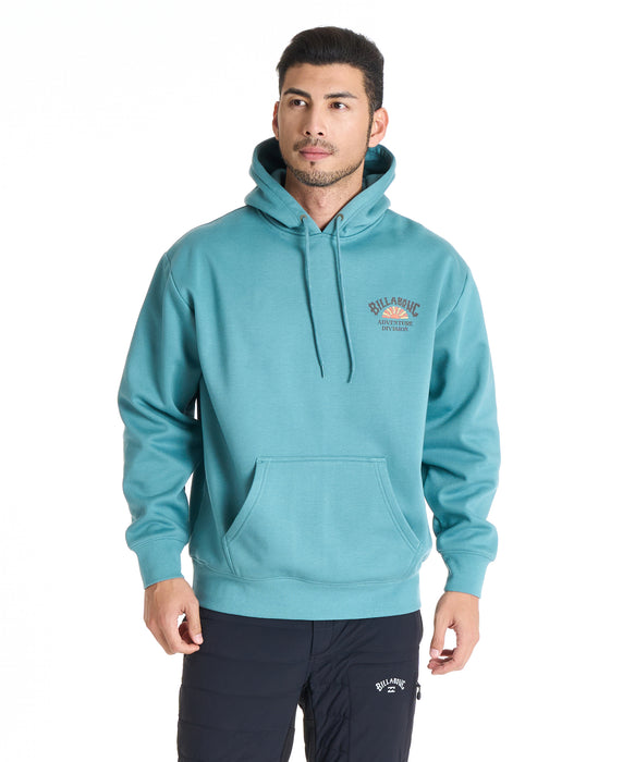 BILLABONG メンズ ADIV ARCH LOGO パーカー 【2025年秋冬モデル】 SBL / XL