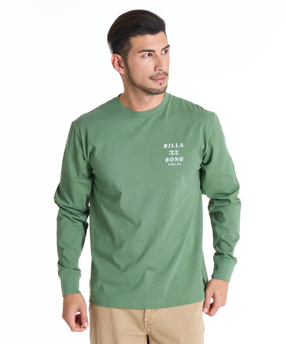 BILLABONG メンズ ONE TIME ロンＴ 【2025年秋冬モデル】 GRN / XL