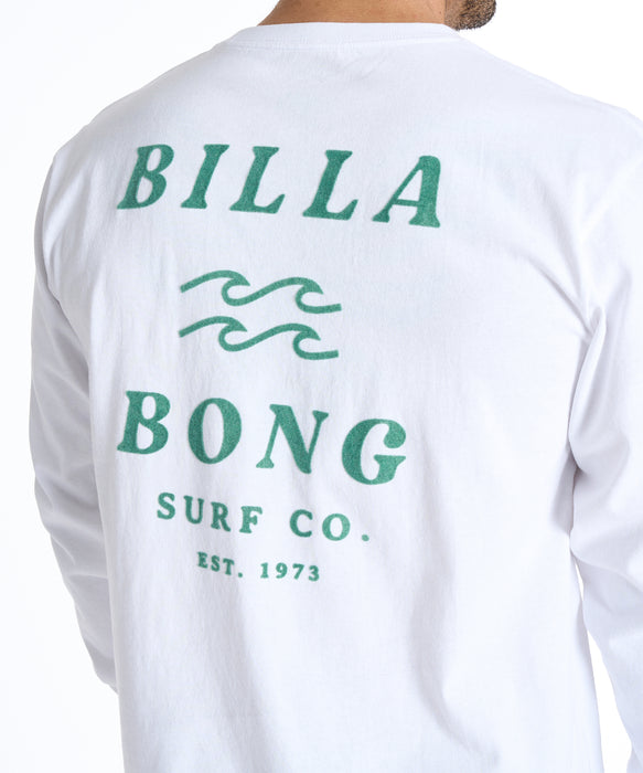 BILLABONG メンズ ONE TIME ロンＴ 【2025年秋冬モデル】 WHT / XL