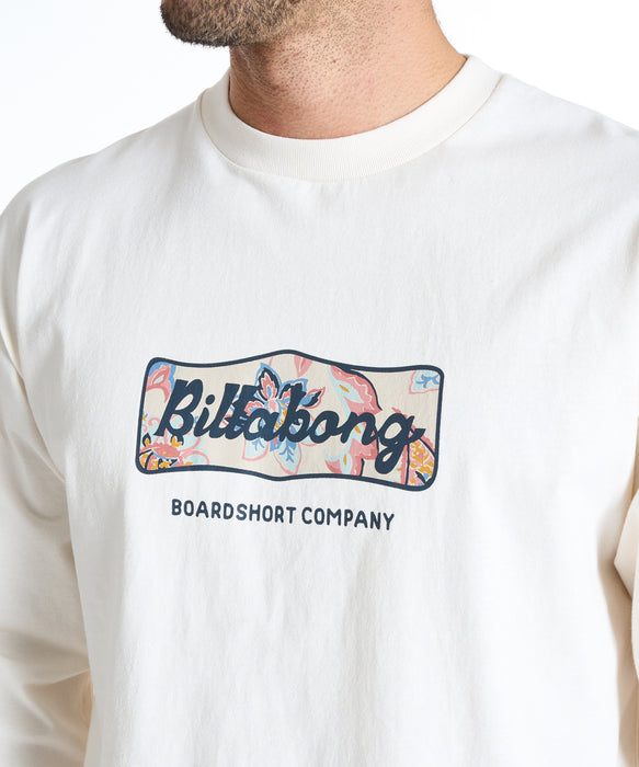 BILLABONG メンズ SIGN ロンＴ 【2025年秋冬モデル】 CRM / XL