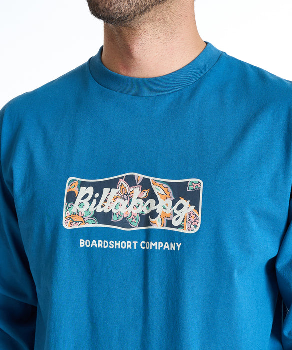 BILLABONG メンズ SIGN ロンＴ 【2025年秋冬モデル】 DBL / XL