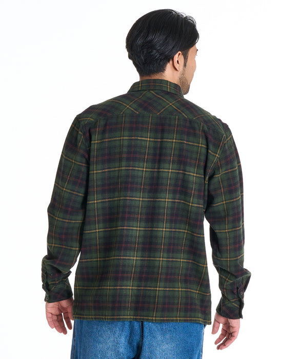 BILLABONG メンズ 24A053500-OFFSHORE F 長袖シャツ 【2025年秋冬モデル】 BLK / XL