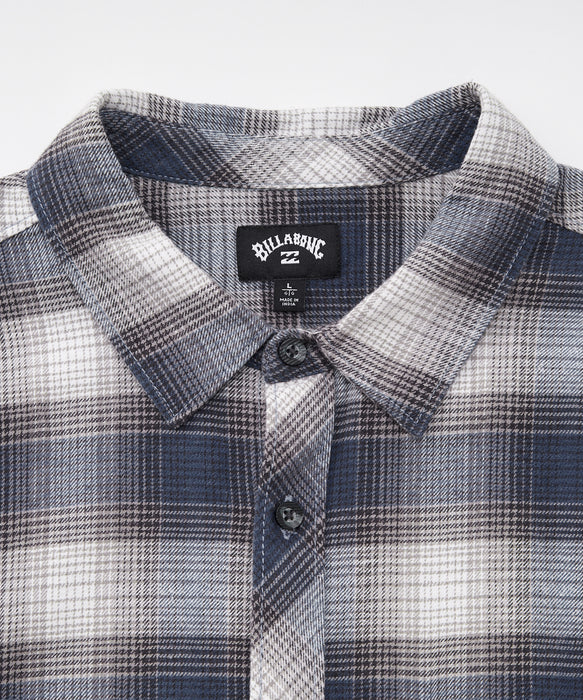 BILLABONG メンズ 24A053506-COASTLINE  長袖シャツ 【2025年秋冬モデル】 BLU / XL