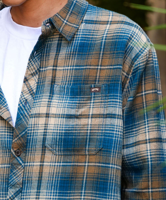 【SALE】BILLABONG メンズ COASTLINE 長袖シャツ 【2025年秋冬モデル】