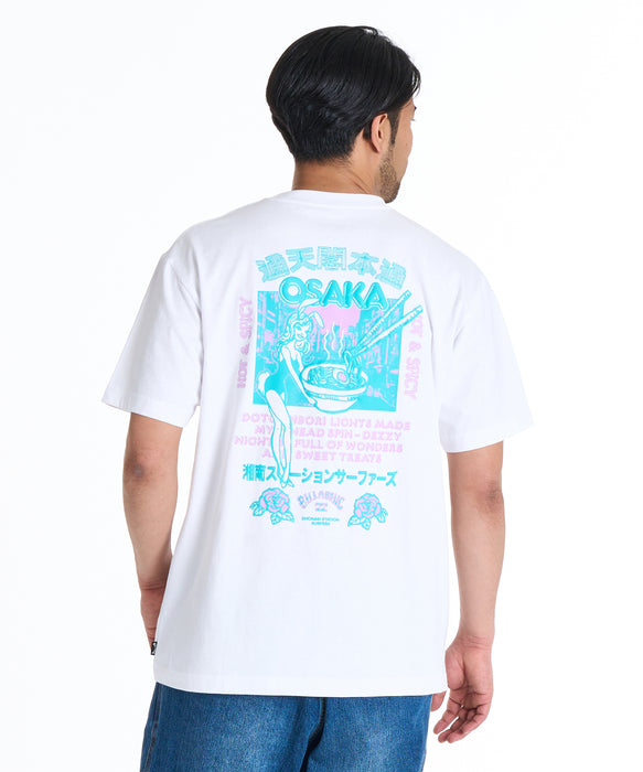 BILLABONG メンズ DESTINATION OSAKA Tシャツ 【2025年秋冬モデル】 WHT / XXL