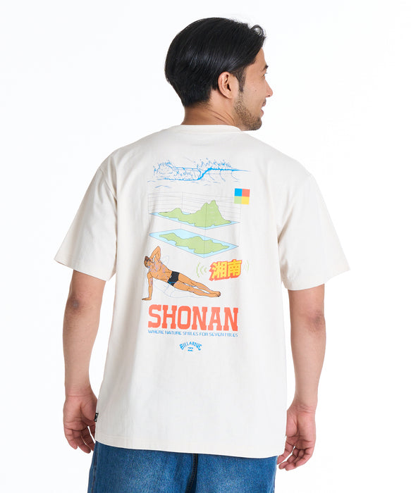 BILLABONG メンズ DESTINATION SHONAN Tシャツ 【2025年秋冬モデル】 CRM / XXL
