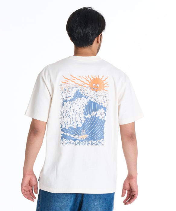 BILLABONG メンズ 【KENTRO YOSHIDA】WAVE MONSTER Tシャツ