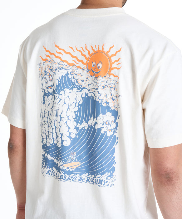 BILLABONG メンズ 【KENTRO YOSHIDA】WAVE MONSTER Tシャツ