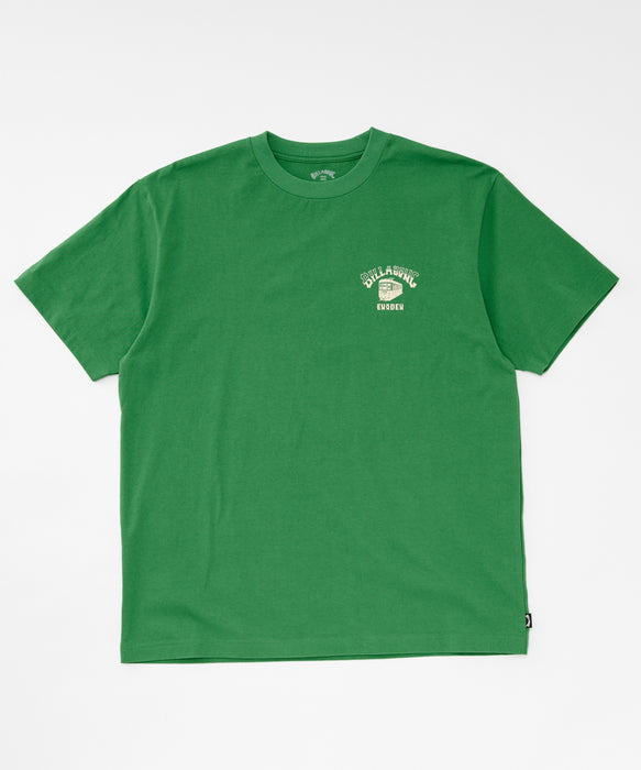 BILLABONG メンズ ENODEN COAST LINE Tシャツ 【2025年秋冬モデル】 GRN / XXL