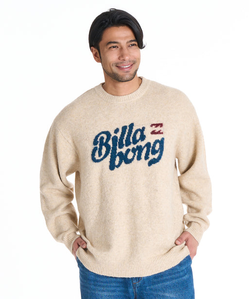 BILLABONG メンズ CREW NECK セーター 【2025年秋冬モデル】 CRM / XL