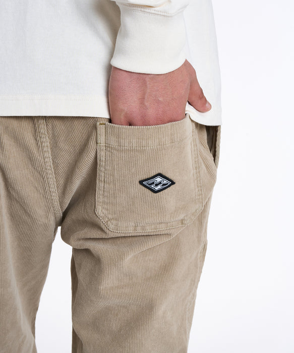 BILLABONG メンズ LAYBACKS CORDUROY ロングパンツ 【2025年秋冬モデル】 KHA / XL