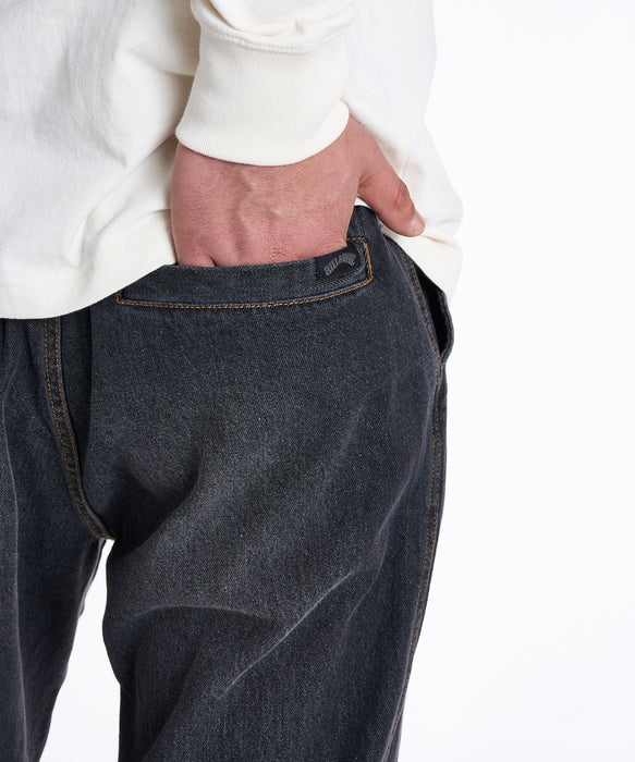 BILLABONG メンズ LAYBACKS DENIM デニムパンツ 【2025年秋冬モデル】 BLK / XL