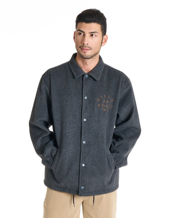 BILLABONG メンズ MELTON COACH JK ジャケット 【2025年秋冬モデル】 BLK / XL