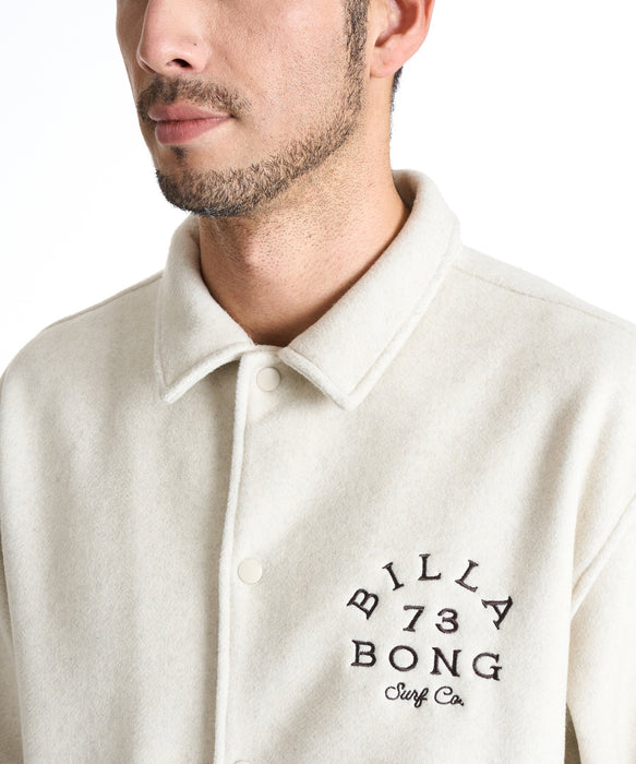 BILLABONG メンズ MELTON COACH JK ジャケット 【2025年秋冬モデル】 FOG / XL