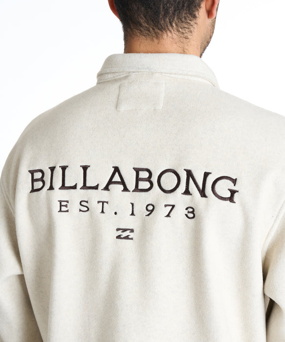 BILLABONG メンズ MELTON COACH JK ジャケット 【2025年秋冬モデル】 FOG / XL