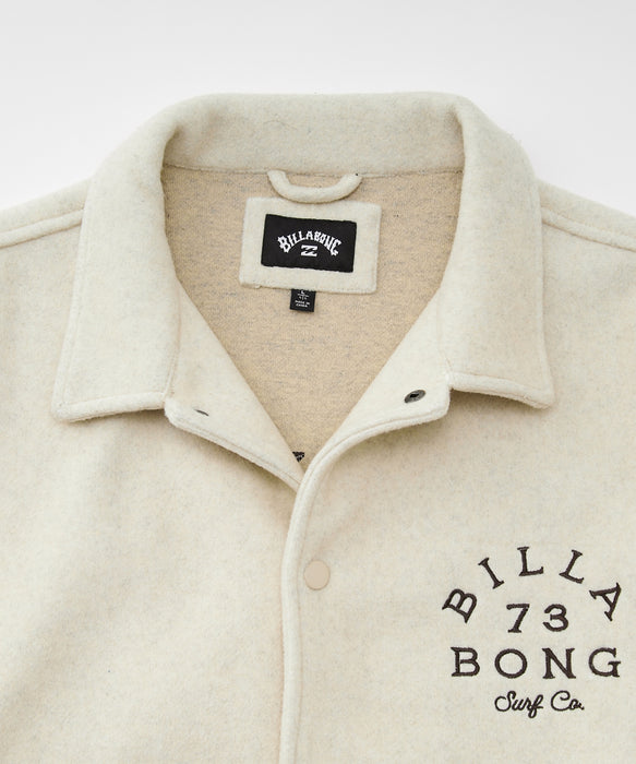 BILLABONG メンズ MELTON COACH JK ジャケット 【2025年秋冬モデル】 FOG / XL