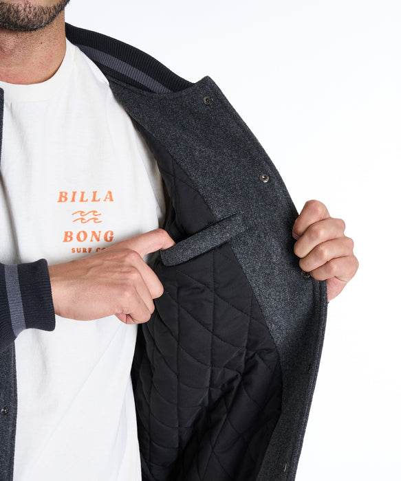 BILLABONG メンズ MELTON STADIUM ジャケット 【2025年秋冬モデル】