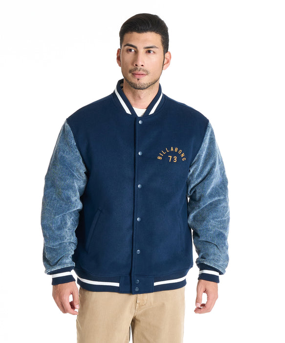 BILLABONG メンズ MELTON STADIUM ジャケット 【2025年秋冬モデル】