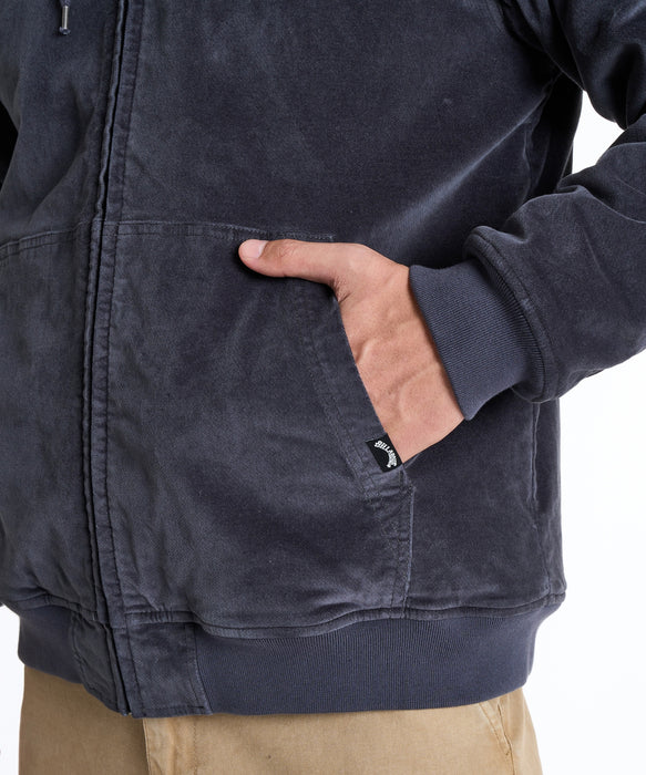 BILLABONG メンズ INDIGO VELOUR ジャケット 【2025年秋冬モデル】 BLK / XL