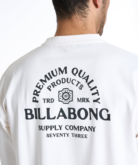 BILLABONG メンズ WARM SOFTTY LS 長袖サーフTシャツ 【2025年秋冬モデル】 CRM / XL