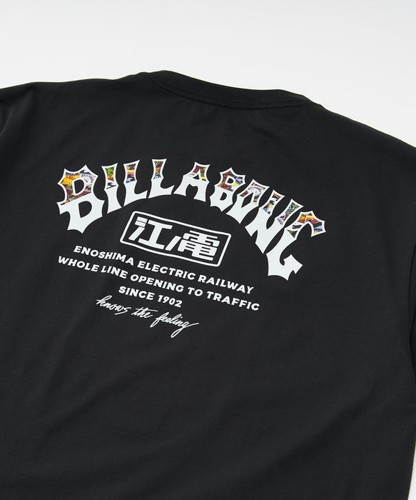 BILLABONG メンズ 【江ノ電×BILLABONG】ENODEN 水陸両用 SURFFLEX TEE サーフTシャツ 【OVER FIT】【2025年秋冬モデル】