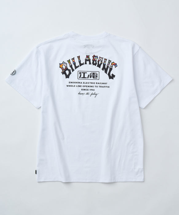BILLABONG メンズ 【江ノ電×BILLABONG】ENODEN 水陸両用 SURFFLEX TEE サーフTシャツ 【OVER FIT】【2025年秋冬モデル】