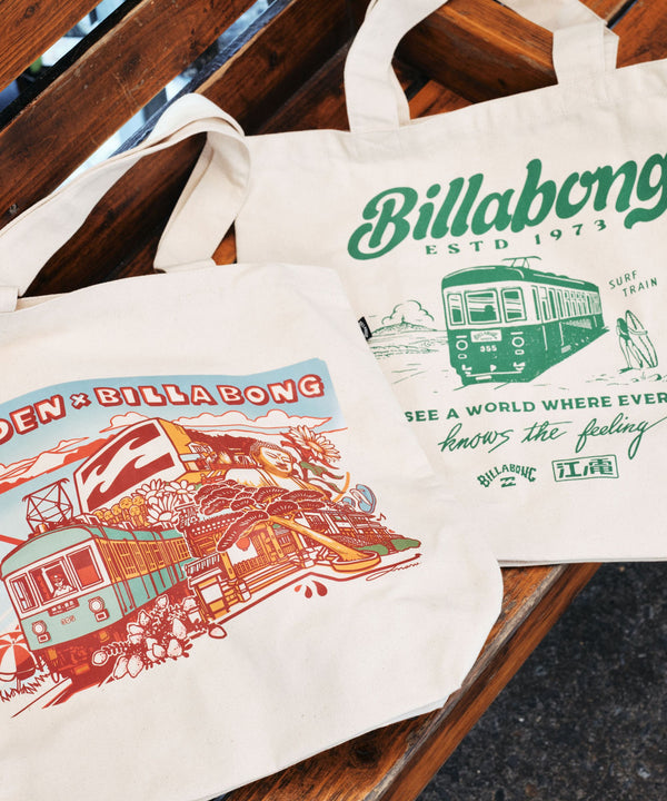 BILLABONG メンズ 【江ノ電×BILLABONG】ENODEN TOTE BAG トートバッグ 【2025年秋冬モデル】