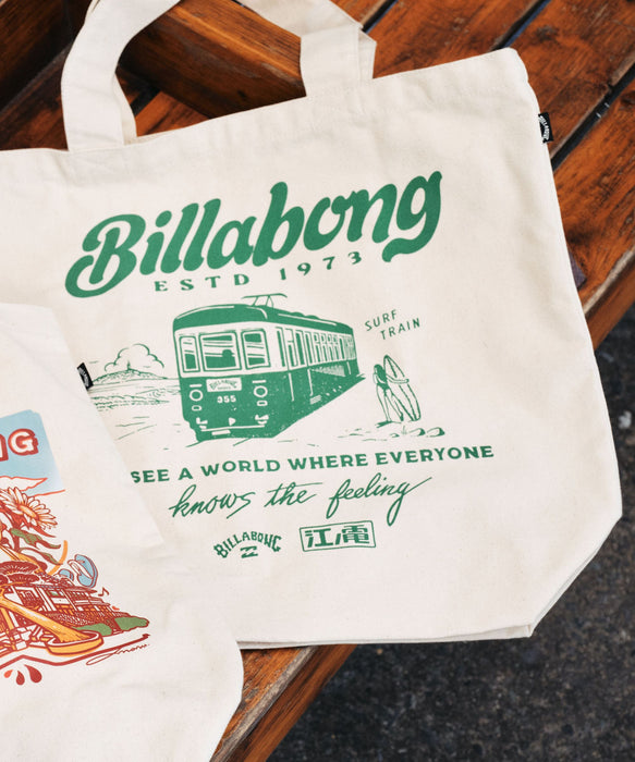 BILLABONG メンズ 【江ノ電×BILLABONG】ENODEN TOTE BAG トートバッグ 【2025年秋冬モデル】