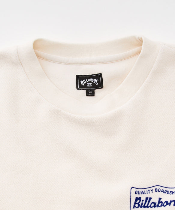 BILLABONG メンズ REVERSE CREW トレーナー 【2025年秋冬モデル】 CRM / XL