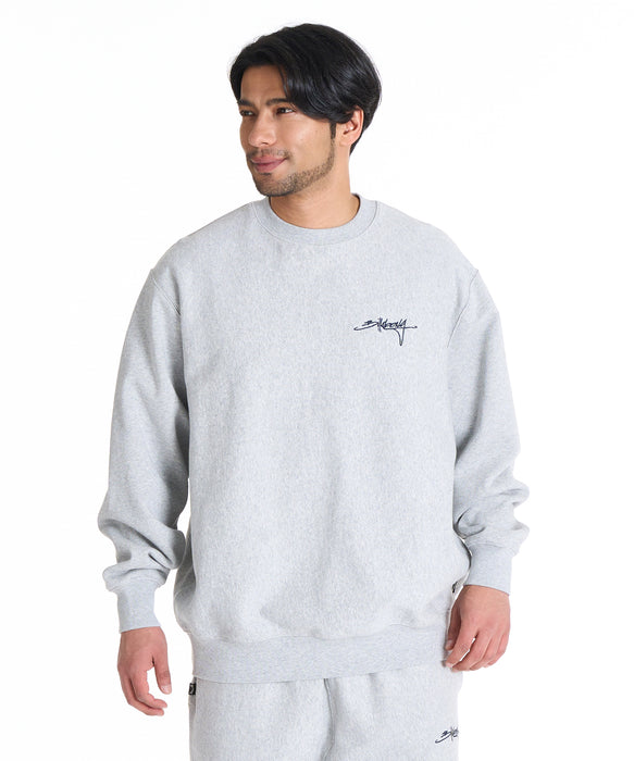 BILLABONG メンズ SCRIPT LOGO トレーナー 【2025年秋冬モデル】 GRH / XL