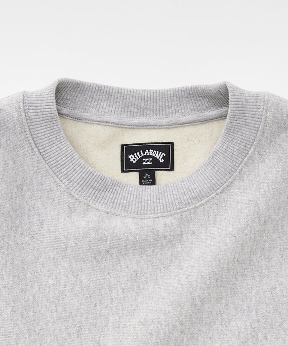 BILLABONG メンズ SCRIPT LOGO トレーナー 【2025年秋冬モデル】 GRH / XL