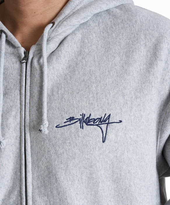 BILLABONG メンズ HEAVY BAREEL ZIP パーカー 【2025年秋冬モデル】 GRH / XL
