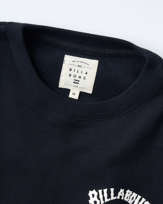 BILLABONG レディース SINCE73 CREW トレーナー 【2025年春夏モデル】 BLK / L