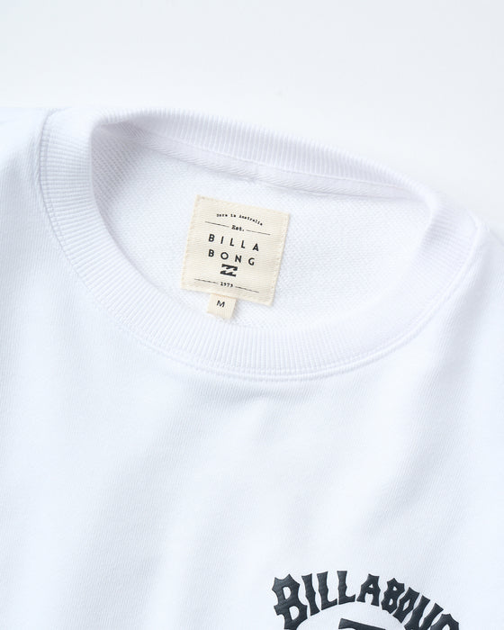 BILLABONG レディース SINCE73 CREW トレーナー 【2025年春夏モデル】 WHT / L