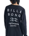 BILLABONG レディース CLEAN LOGO LOOSE LS TEE ロンＴ 【2025年春夏モデル】 BLK / L