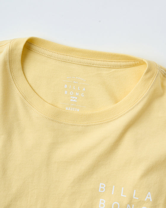 BILLABONG レディース CLEAN LOGO LOOSE LS TEE ロンＴ 【2025年春夏モデル】 YFJ0 / L