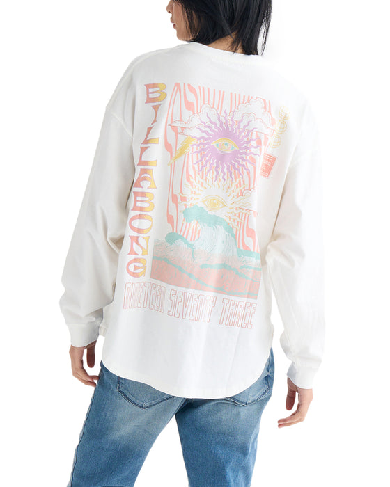 BILLABONG レディース GRAPHIC ROUND HEM LS TEE ロンＴ 【2025年春夏モデル】 SCS / L