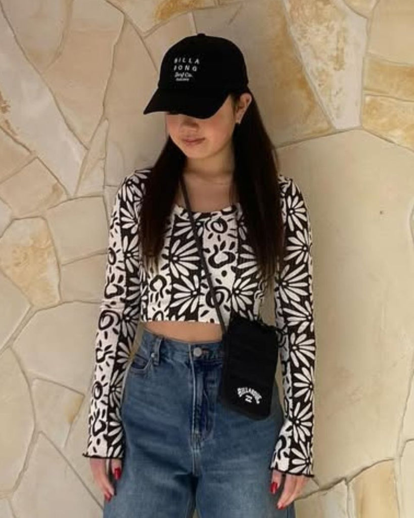 【BILLABONG 】ウェアーセット レディースMサイズ　美品 OUTLET】BILLABONG レディース セットアップ BABY FIT RIB ロン
