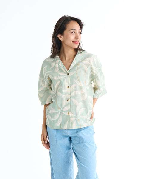 2025年夏　新品　売切れ商品　3Dベア天竺　レディース半袖シャツ OUTLET FAMILY SALE】BILLABONG レディース 【PARADISE SKIES