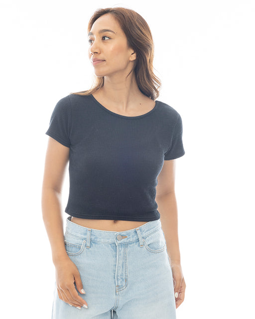 BILLABONG レディース 2WAY BABY FIT TEE Tシャツ 【2025年春夏モデル】 BLK / L