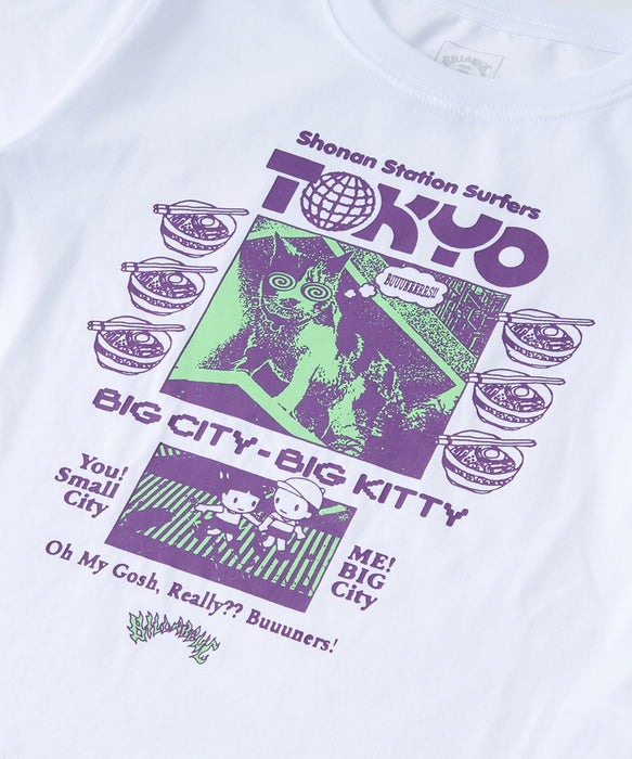 BILLABONG レディース 【BB GALLERY】 DISTINATION TOKYO Tシャツ 【2025年春夏モデル】 WHT / L