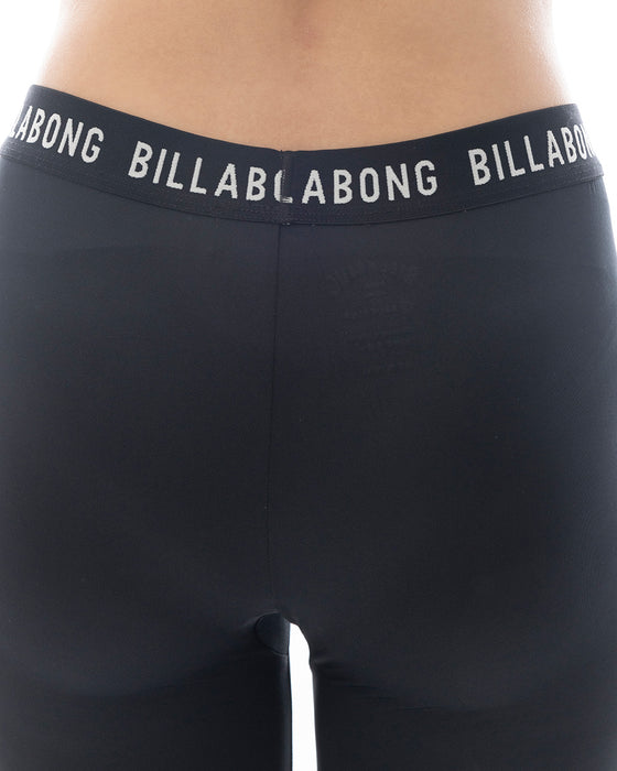 BILLABONG レディース LOGO BAND UV LEGGINGS ラッシュレギンス 【2025年春夏モデル】 BLK / L