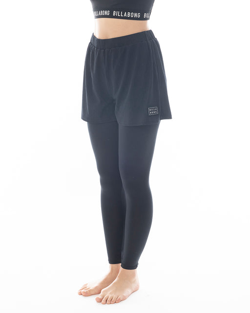 BILLABONG レディース UV CULOTTE LEGGINGS ラッシュレギンス 【2025年春夏モデル】 BLK / L