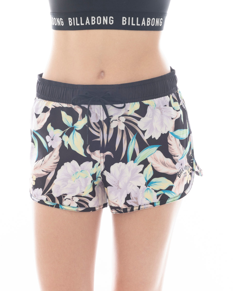 Billabong ショートジョン ブラック/ブルー OUTLET】BILLABONG レディース SHADOW TROPIC SHORT BOARDSHORTS